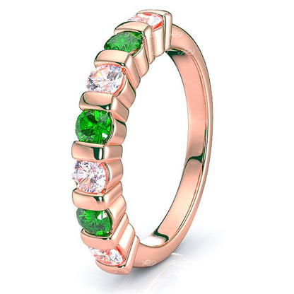 Rose Diamond and Emerald