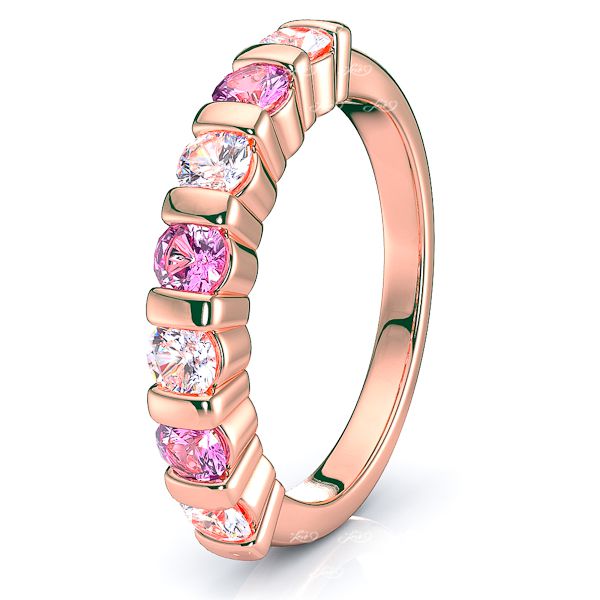 Rose Diamond and Pink Sapphire