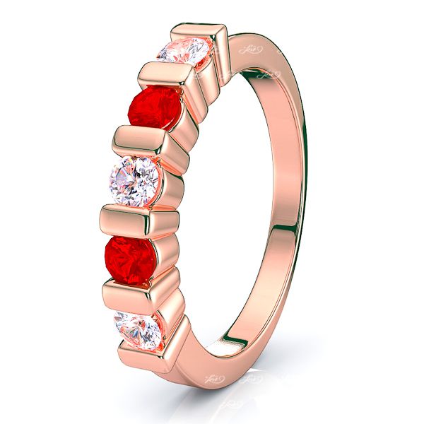 Rose Diamond and Ruby