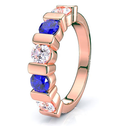 Rose Diamond and Blue Sapphire