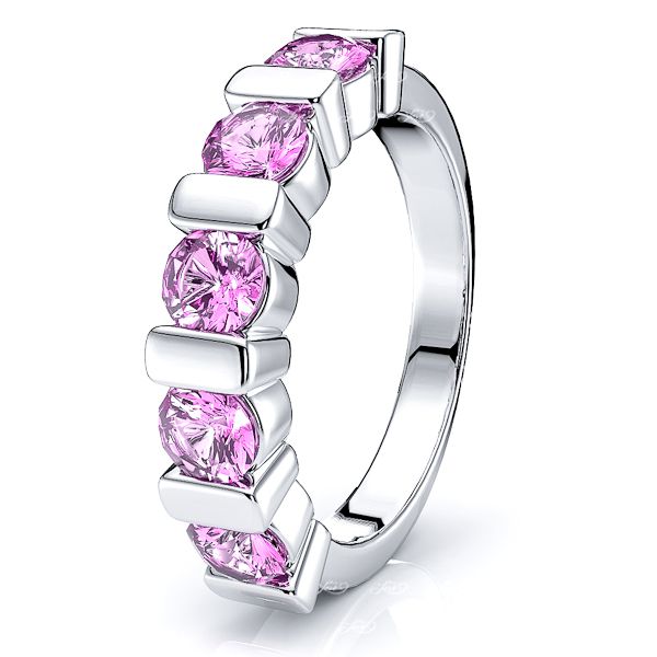White Pink Sapphire