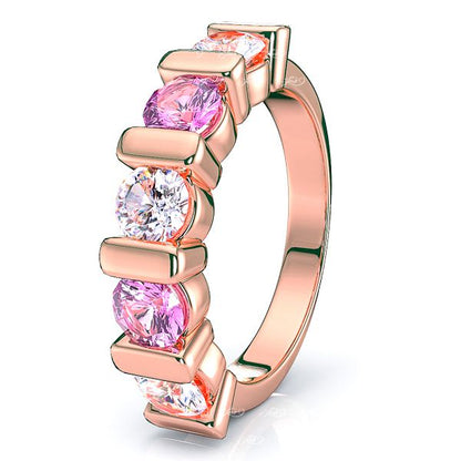 Rose Diamond and Pink Sapphire