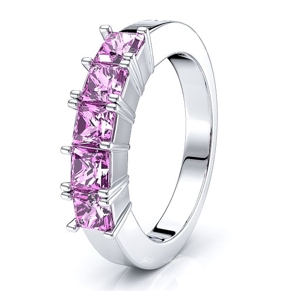 White Pink Sapphire