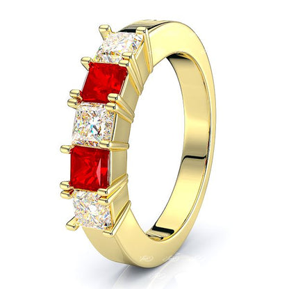 Yellow Diamond and Ruby