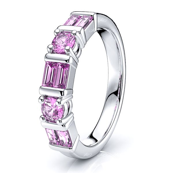 White Pink Sapphire