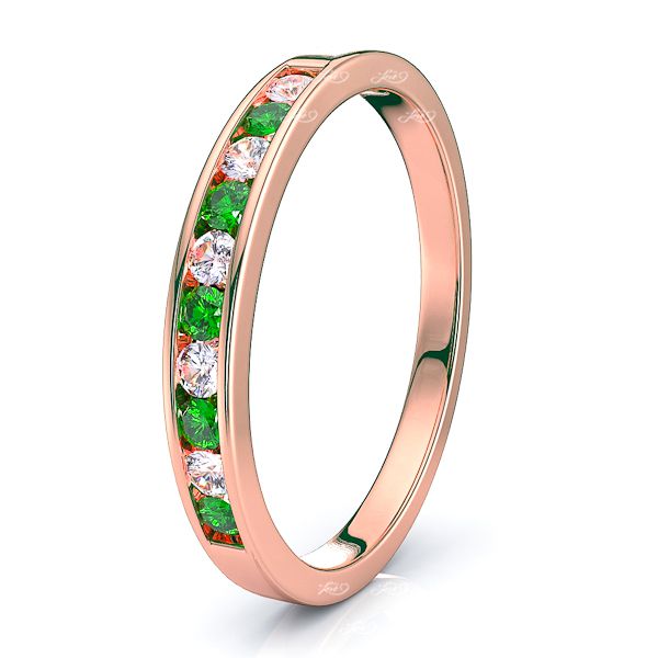 Rose Diamond and Emerald