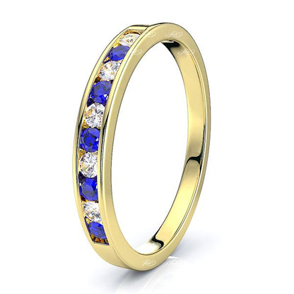 Yellow Diamond and Blue Sapphire