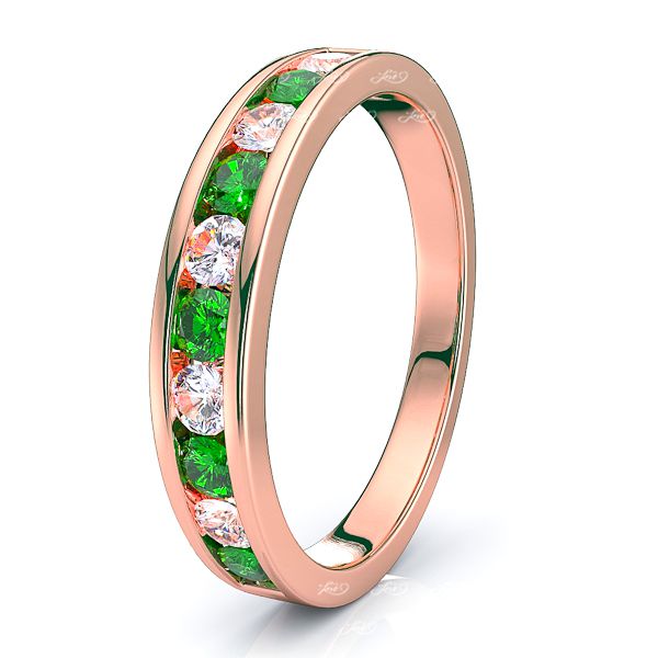 Rose Diamond and Emerald