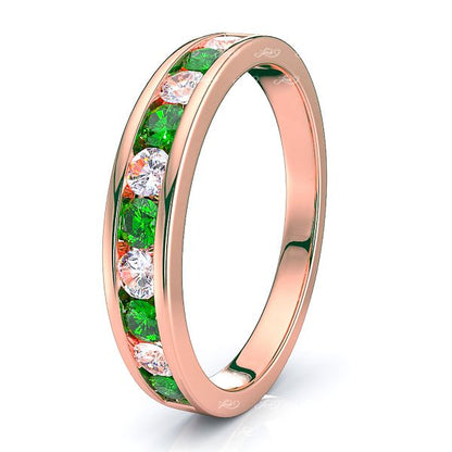 Rose Diamond and Emerald