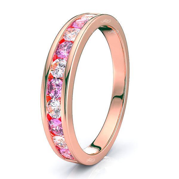 Rose Diamond and Pink Sapphire
