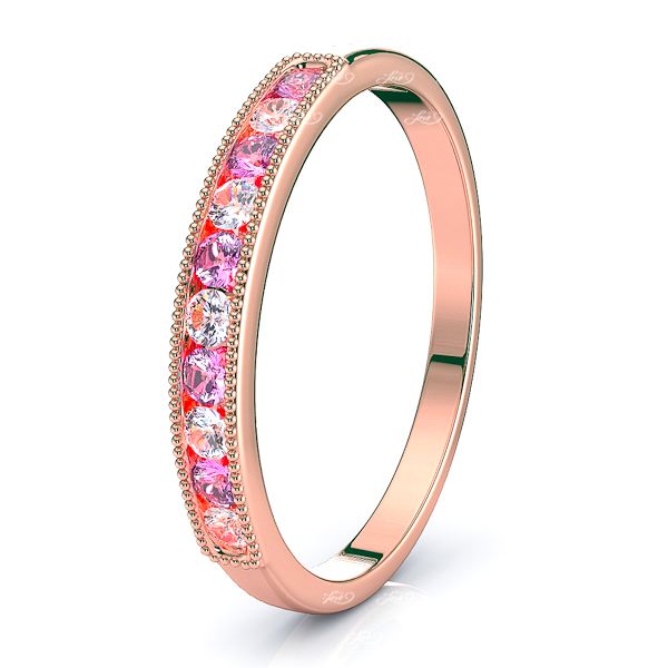 Rose Diamond and Pink Sapphire