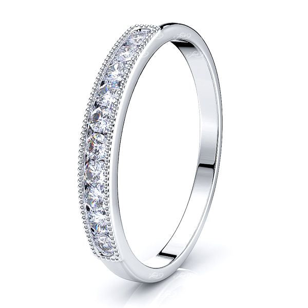 Salvatrice Channel Set Women Anniversary Wedding Band