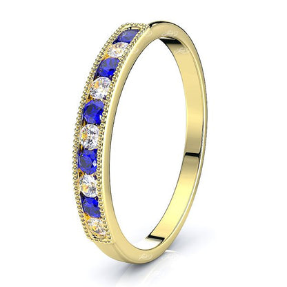 Yellow Diamond and Blue Sapphire