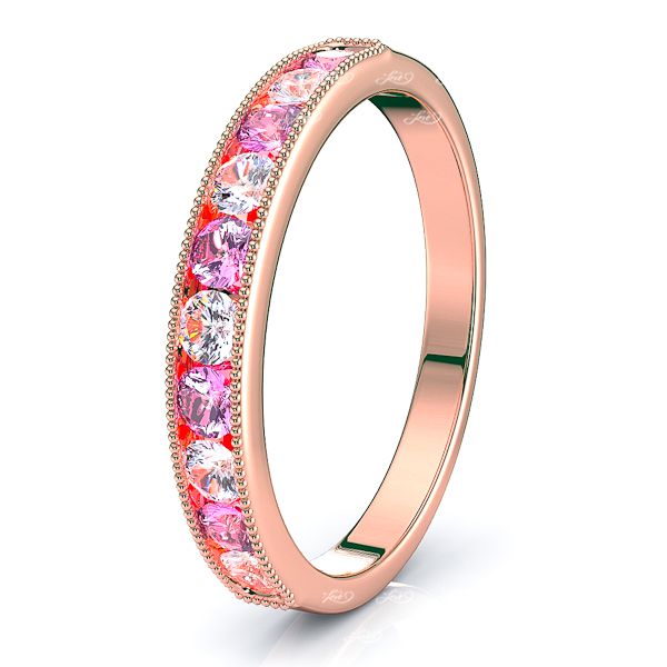 Rose Diamond and Pink Sapphire