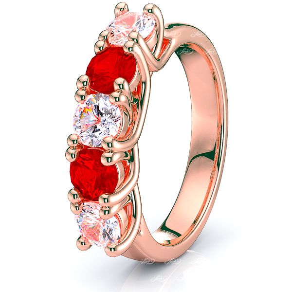 Rose Diamond and Ruby
