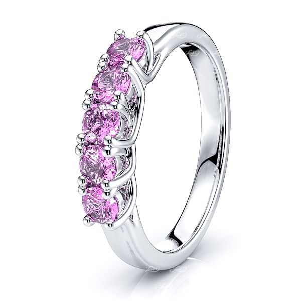 White Pink Sapphire