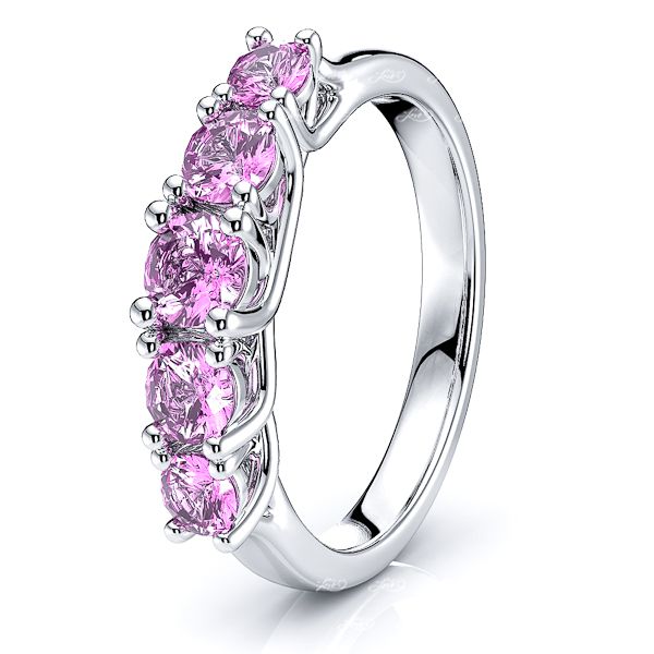 White Pink Sapphire