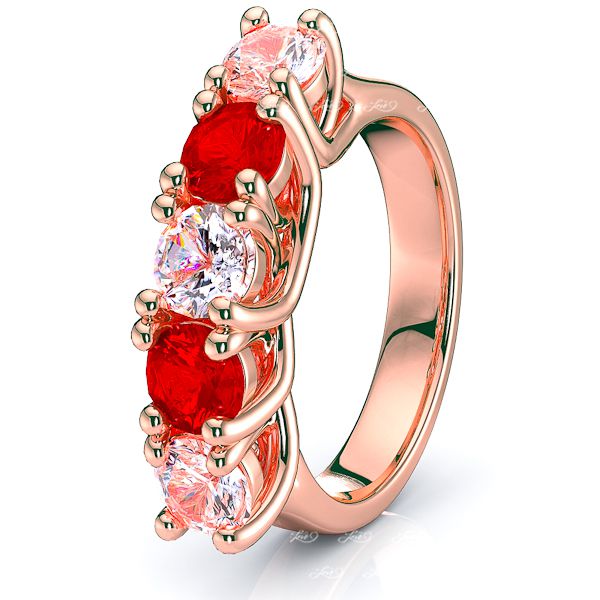 Rose Diamond and Ruby
