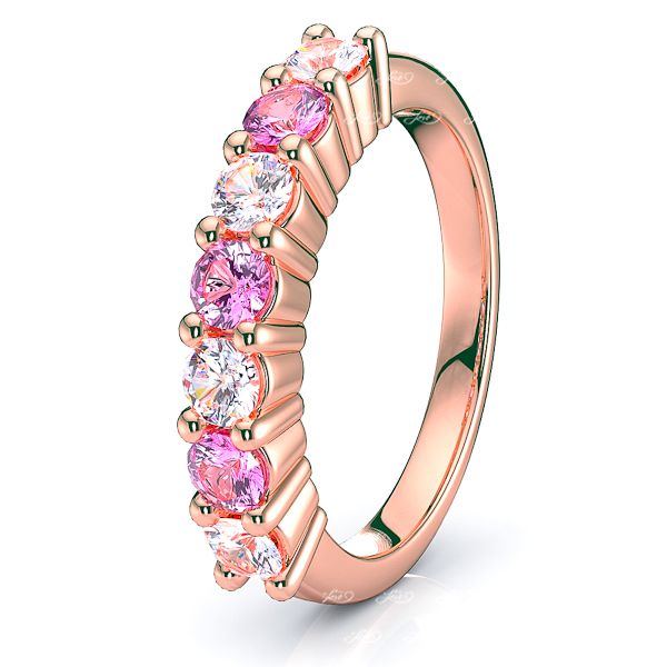 Rose Diamond and Pink Sapphire