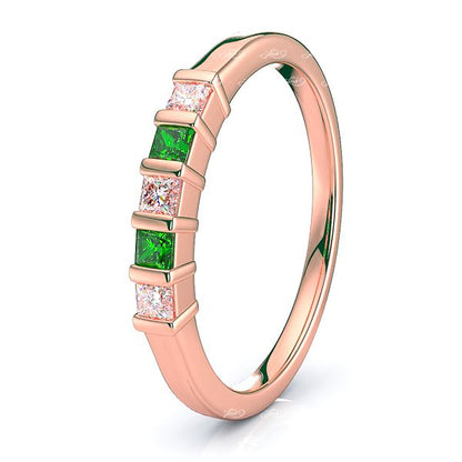 Rose Diamond and Emerald