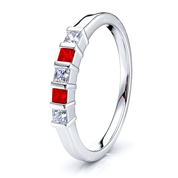 White Diamond and Ruby