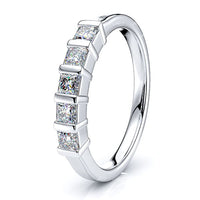 Rosalva Bar Set Women Anniversary Wedding Ring
