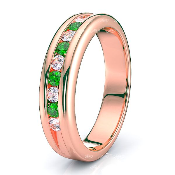 Rose Diamond and Emerald