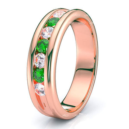 Rose Diamond and Emerald