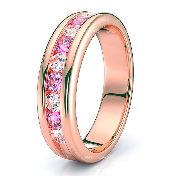 Rose Diamond and Pink Sapphire