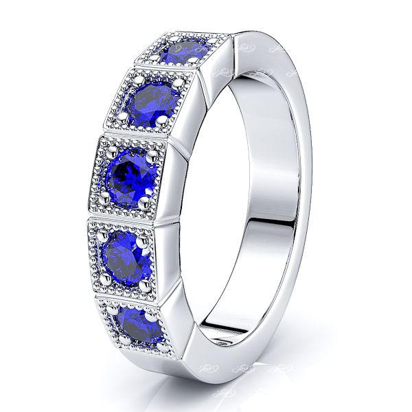 White Blue Sapphire