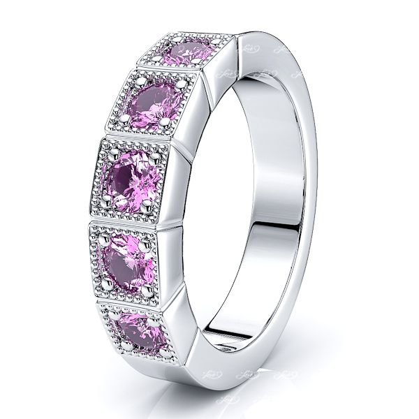 White Pink Sapphire