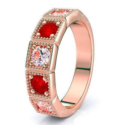 Rose Diamond and Ruby