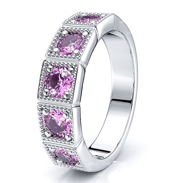 White Pink Sapphire