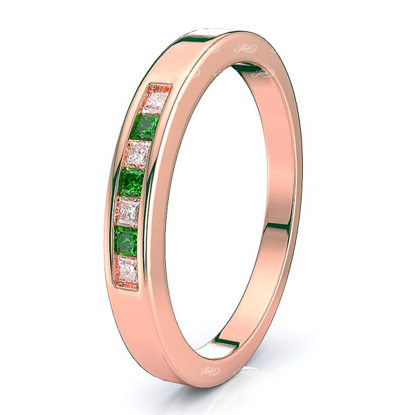 Rose Diamond and Emerald