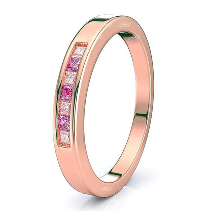 Rose Diamond and Pink Sapphire