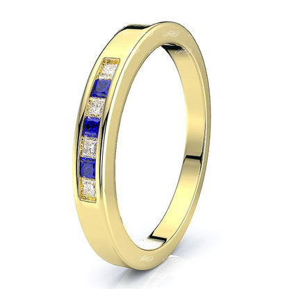 Yellow Diamond and Blue Sapphire