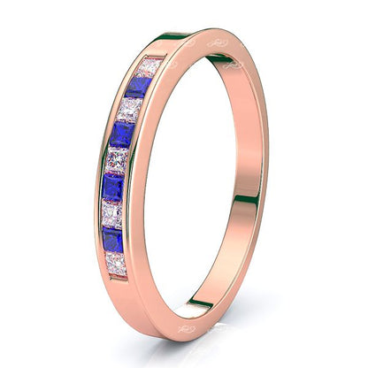 Rose Diamond and Blue Sapphire