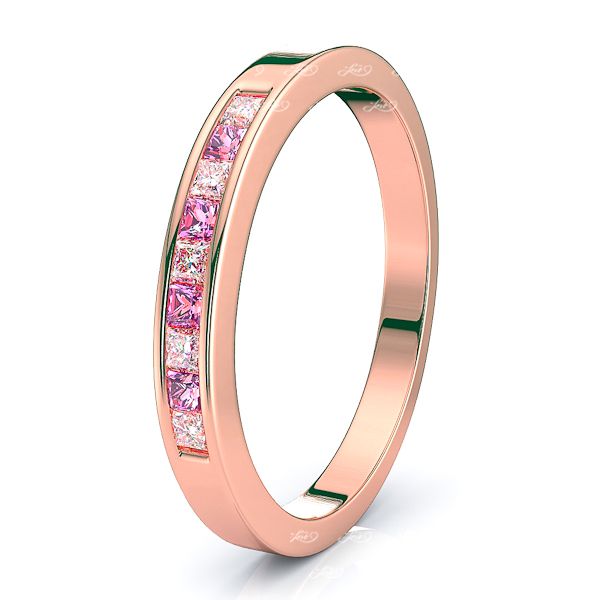 Rose Diamond and Pink Sapphire