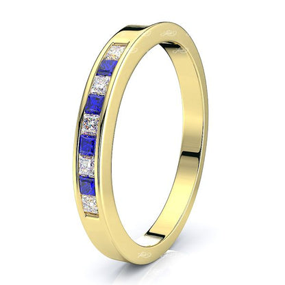 Yellow Diamond and Blue Sapphire