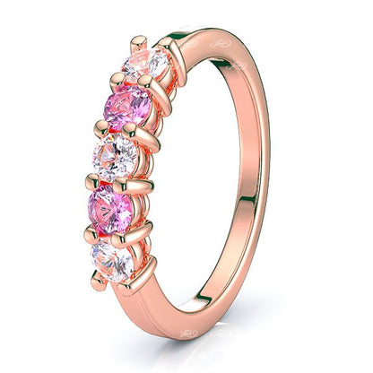 Rose Diamond and Pink Sapphire