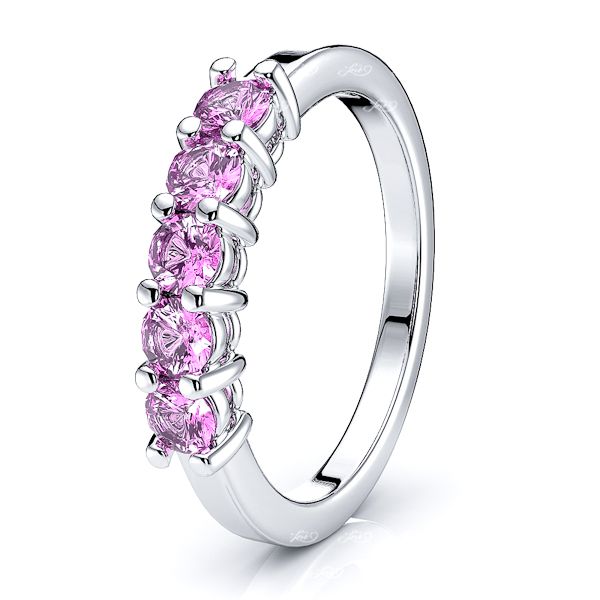 White Pink Sapphire