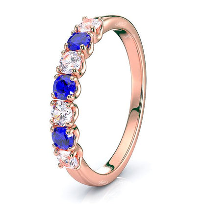 Rose Diamond and Blue Sapphire