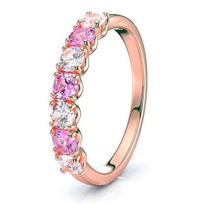 Rose Diamond and Pink Sapphire