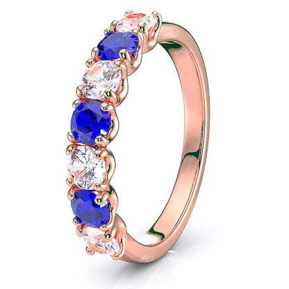 Rose Diamond and Blue Sapphire
