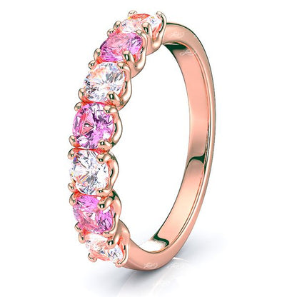 Rose Diamond and Pink Sapphire