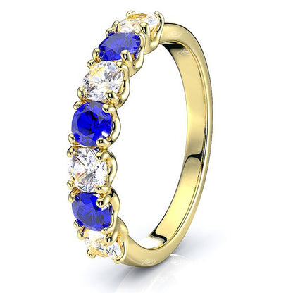 Yellow Diamond and Blue Sapphire