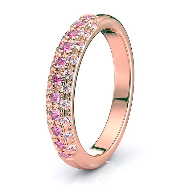 Rose Diamond and Pink Sapphire
