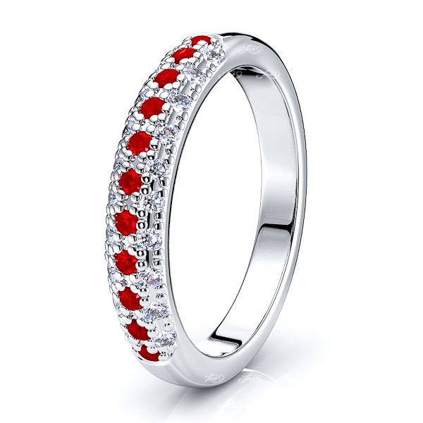 White Diamond and Ruby