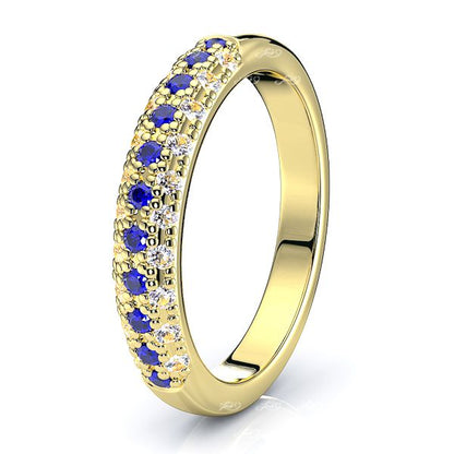 Yellow Diamond and Blue Sapphire