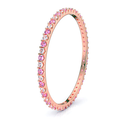 Rose Diamond and Pink Sapphire
